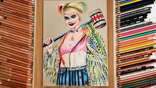 Drawing Harley Quinn  Birds of Prey [upl. by Ratha812]