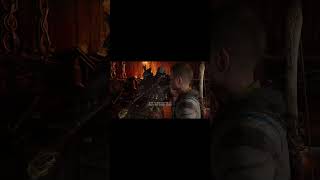 Kratos in nidavellir gamergame epicmoments godofwarragnarok foryou games atreus review [upl. by Trow]