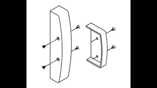 Kawneer 133635 1686 Housing Cover Hinge End Cap Package [upl. by Helprin399]