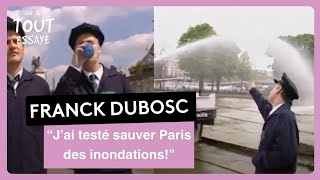 Franck Dubosc  Sauver Paris des inondations caméra cachée  On a tout essayé 01 mai 2001 [upl. by Anihsat876]