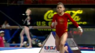 Dominique Moceanu  Vault 2  1996 US Gymnastics Championships  Women [upl. by Herby]