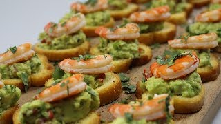 Smashed Spiced Avocado amp Prawn Crostini Recipe  Woolworths [upl. by Aziza]