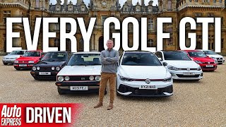 Every generation of VW Golf GTI which is best of all  Auto Express [upl. by Hsilgne]