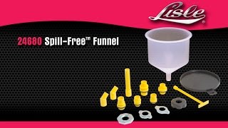 Lisle 24680 SpillFree Funnel IMPROVED [upl. by Kylen]