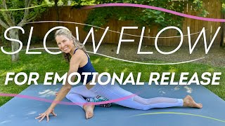 15Minute Hip Spine and Pelvic Slow Flow for Emotional Release [upl. by Nepean474]