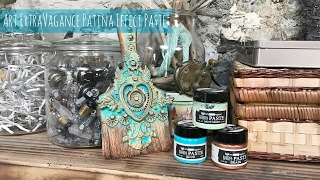 All About Art Extravagance Patina Effect Paste  Patina Brush Tutorial [upl. by Derf]