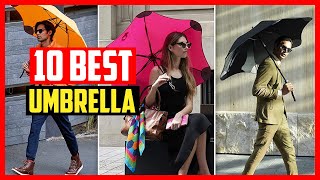 ✅Top 10 Best Umbrellas of 2024 [upl. by Rhyne]