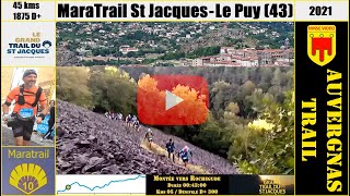 Inside 45kms MaraTrail Grand Trail St Jacques 2021 [upl. by Ainahpets]