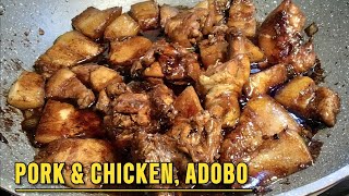 SARAP NITO CHICKEN IN PORK ADOBO RECIPE adobo chicken pork trending youtube [upl. by Irah865]