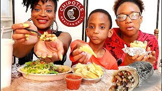 MUKBANG CHIPOTLE amp JAYDEN FINALLY MUKBANGS WITH US [upl. by Lesna254]