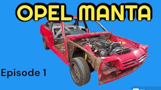 Restoring A OPEL MANTA GTE The COOLEST CAR from the 80s [upl. by Hyatt]