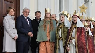 SternsingerPremiere für den Bundespräsidenten [upl. by Kilah]