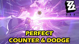 HOW TO ZENLESS ZONE ZERO  PERFECT COUNTERDODGE GAMEPLAY [upl. by Nirrep]