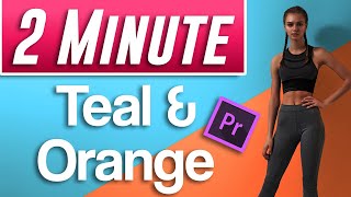 Orange and Teal Look Tutorial  Premiere Pro CC [upl. by Moody]