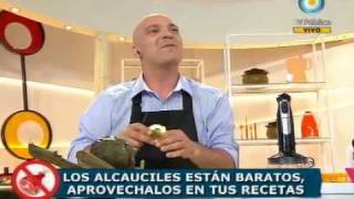 Recetas sin carne Alcaucil en diversas opciones muy económico parte 1 [upl. by Bierman]