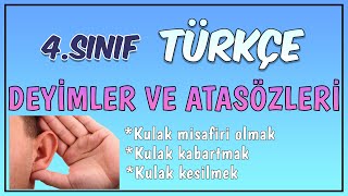 Deyimler ve Atasözleri  4 Sınıf Türkçe [upl. by Reece]