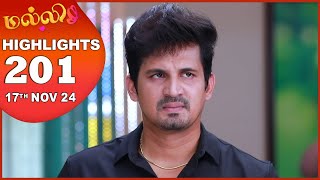 Malli Serial  EP 201 Highlights  17th Nov 2024  Nikitha  Vijay  Saregama TV Shows Tamil [upl. by Paugh]