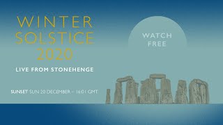 Sunset  Winter Solstice 2020 LIVE from Stonehenge [upl. by Zoe337]