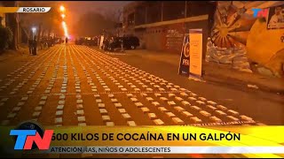 ROSARIO I Operativo contra narcotráfico Incautaron 1500 kilos de cocaína en un galpón [upl. by Manvil]