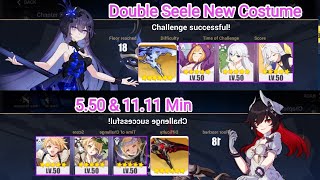 Honkai impact 3 Double Seele New Costume Vs Elysian Realm 71 Finality [upl. by Mundford27]