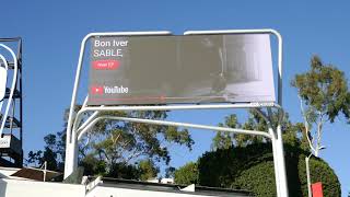 BonIver Sable New EP YouTube Billboard Sunset Blvd Los Angeles California USA October 19 2024 [upl. by Ahsemrak]