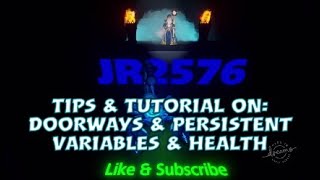 Dreams Ps4 Tips amp Tutorial Doorways amp level linking plus persistent variables amp health [upl. by Abernon]