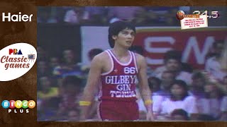 PBAClassicGames 1984 All Filipino Cup Finals  CRISPA VS GILBEYS July 15 1984  4th QUARTER [upl. by Bamberger]