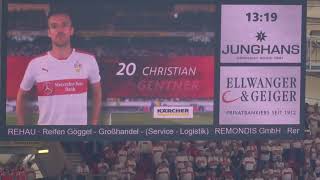 VfB vs KSC  Mannschaftsaufstellung VfB HD 2017 live  MercedesBenz Arena [upl. by Neit]