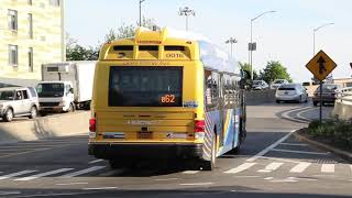 MTA NYC Bus B62 bus leaving Jackson Ave amp 11th St [upl. by Atter]