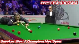 Snooker World Championships Open Ronnie O’Sullivan VS Stuart Bingham  Frame 5 amp 6 amp 7 amp 8 [upl. by Eiramnwad]