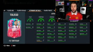 Auzio Reacts to NEW 89 FUT Birthday Tolisso SBC [upl. by Nilat106]