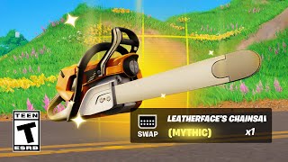 LEATHERFACEs Mythic NOW in Fortnite [upl. by Obaza]