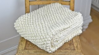 WolldeckePlaidBlanket stricken  Vorstellung eines Strickkit von quotWE ARE KNITTERSquot [upl. by Cooper]