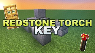 Minecraft  Redstone Fackel Schlüssel  Redstone Torch Key  Tutorial 117 [upl. by Pinebrook106]