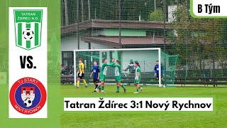 TATRAN Ždírec nad Doubravou B  TJ Start Nový Rychnov  31  sestřih zápasu [upl. by Bunow900]