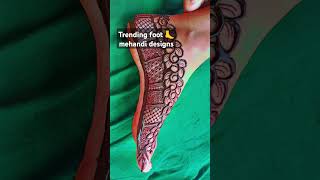 Trending foot mehandi designs pair ki mehandi design paon ki mehandi design feet mehandi 👣foot 🥰 [upl. by Laflam]