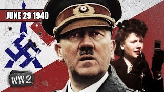 044  Hitler ❤️Paris  German Victory in France  WW2  June 29 1940 [upl. by Karalynn]