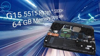 64 GB Memory Upgrade for Dell G15 5515 with Ryzen7 5800H CPU [upl. by Assej]