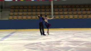 9 E POGREBINSKY  R GUDIS USA  ISU JGP Riga Cup 2013 Junior Ice Dance Short Dance [upl. by Lajib]