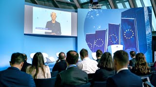 2023 ECB Conference on Monetary Policy Welcome Address [upl. by Genia318]