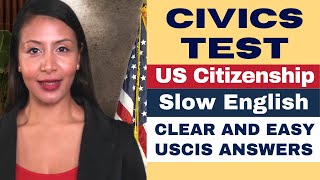 Civics Test for US Citizenship Exam QuestionsAnswers Help Guide 2008 Version 2023 USCIS 15 [upl. by Doscher]