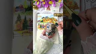 Thanks queensart20 shorts scrapbook journal thewashitapeshop journaling asmr [upl. by Jedlicka]