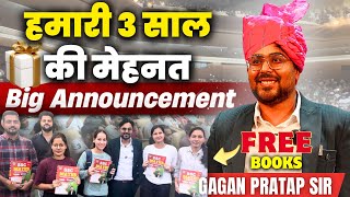 हमारी 3 साल की मेहनत Biggest Announcement 🎁 SSC MATHS Gagan Pratap Sir ssc cgl maths [upl. by Nyllij]