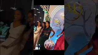 Manjusha martin dance at sisters engagement [upl. by Nnil865]