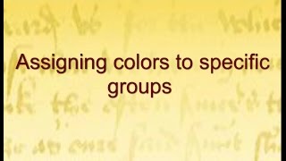 Assigning color to specific groups in GenoPro [upl. by Haleak]