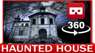 360° VR VIDEO  CIRCUIT OF HAUNTED HOUSE  CAR HORROR  VIRTUAL REALITY 3D [upl. by Nnayrb]