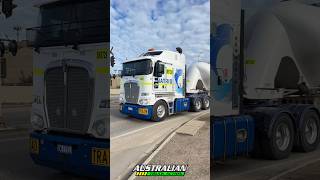 Kenworth K200 dry bulk tanker road train [upl. by Yetnruoc]