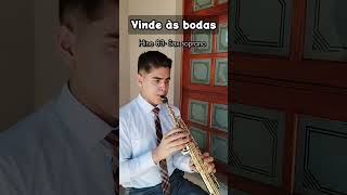 Vinde às bodas Hino 83 no Sax soprano musicaccb musicosccb [upl. by Aniroz]