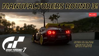 🔴LIVE Gran Turismo 7  GTWS Manufacturers Round 3 Mount Panorama [upl. by Eiduj]