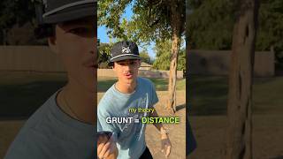 disc golf grunt  distance🤔🥏 [upl. by Gilchrist971]